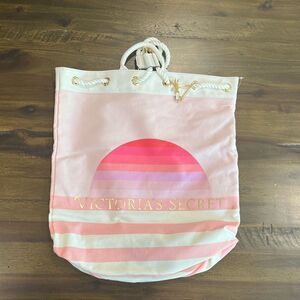NWOT Victoria's Secret Beach Drawstring Backpack